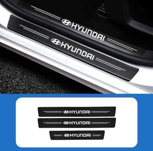 Adesivos de Carbono Para Portas Automotivas CARRO 01 Brava Shopping Hyundai (4 Peças) 