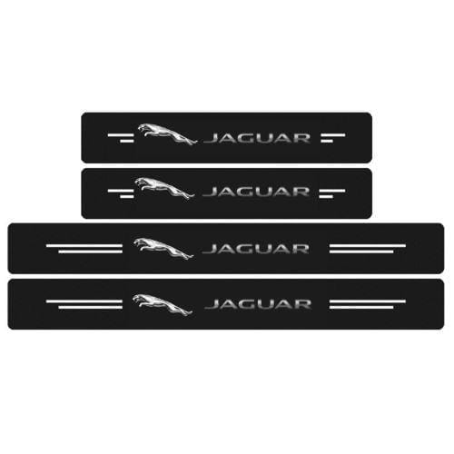 Adesivos de Carbono Para Portas Automotivas CARRO 01 Brava Shopping Jaguar (4 Peças) 