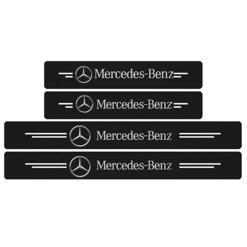 Adesivos de Carbono Para Portas Automotivas CARRO 01 Brava Shopping Mercedes (4 Peças) 