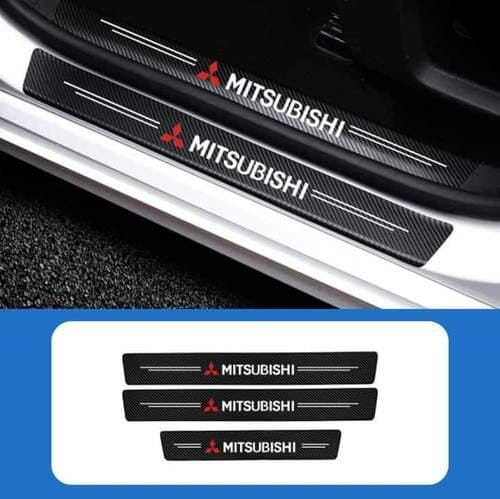 Adesivos de Carbono Para Portas Automotivas CARRO 01 Brava Shopping Mitsubish (4 Peças) 