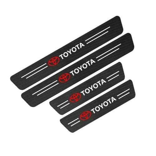 Adesivos de Carbono Para Portas Automotivas CARRO 01 Brava Shopping Toyota (4 Peças) 
