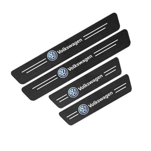 Adesivos de Carbono Para Portas Automotivas CARRO 01 Brava Shopping Volkswagen (4 Peças) 