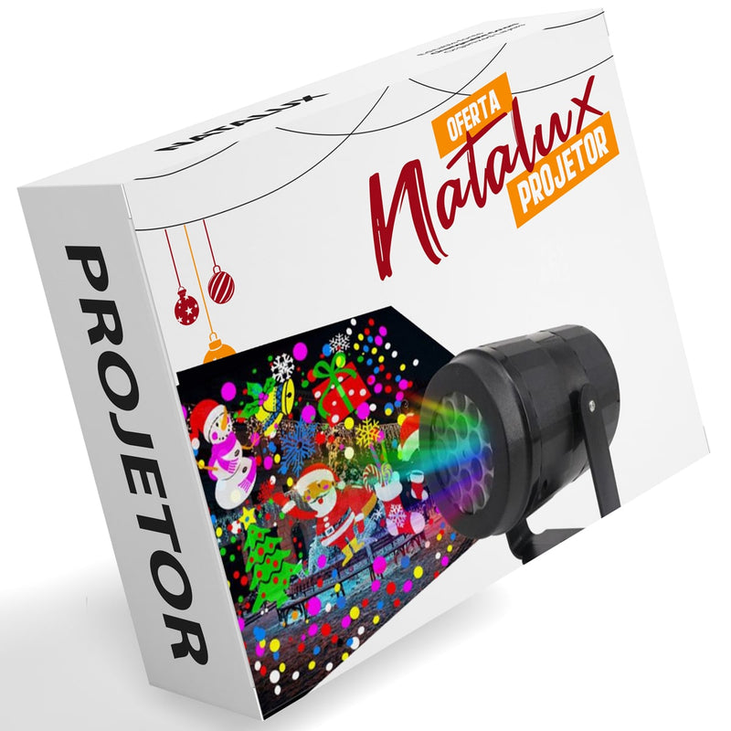 Projetor Mágico - Natalux 2.0 + Brinde Natalino