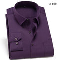 Camisa PremiumElastic™- Camisa Social Premium Elástica Masculina MP026 Brava Shopping Roxa PP (49-55kg) 