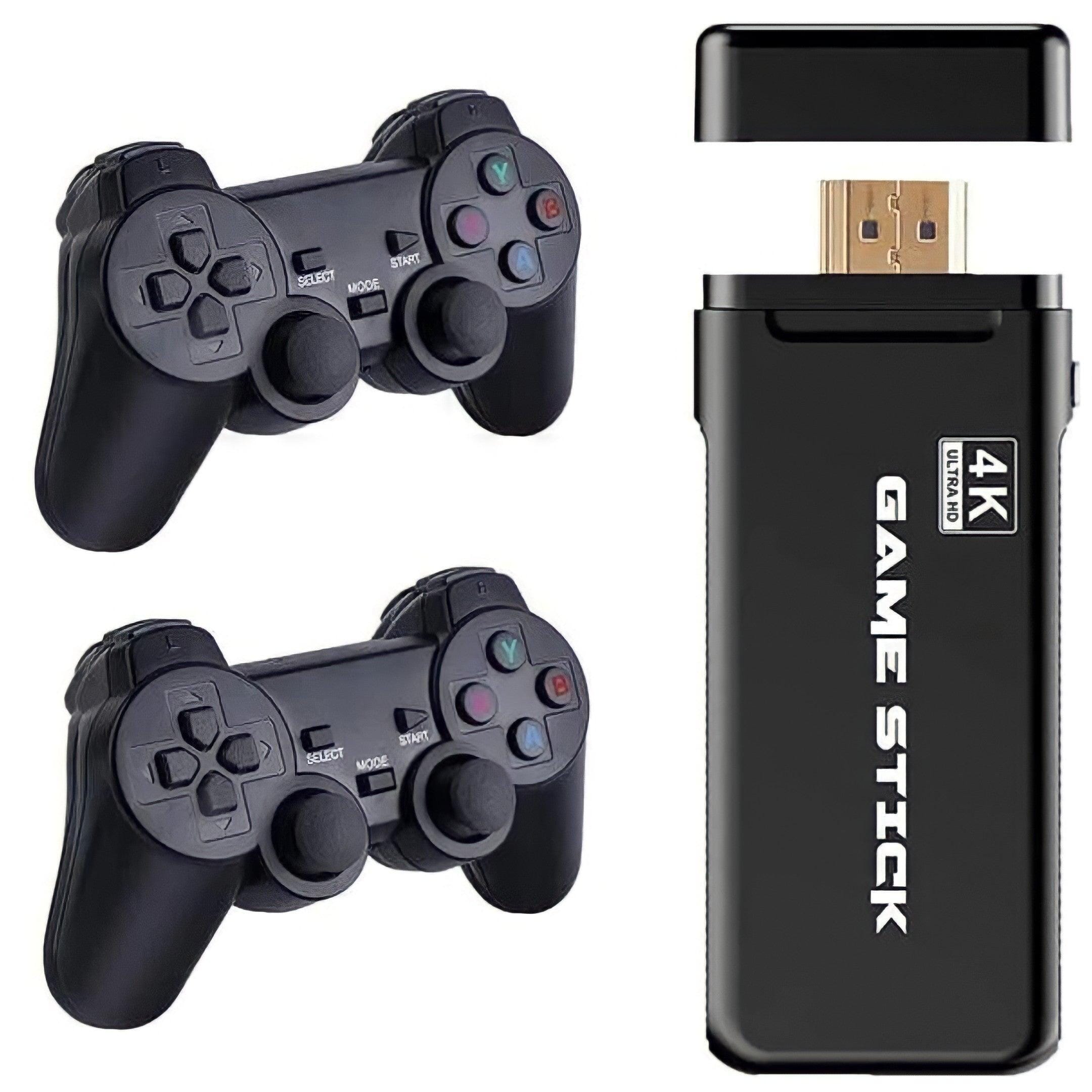 Super Pro Retrô - Game Stick 4k 10.000 Jogos + 2 Controles de BRINDE