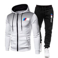 Conjunto Moletom Masculino BMW Moletom FB Brava Shopping Conjunto Branco e Preto M 