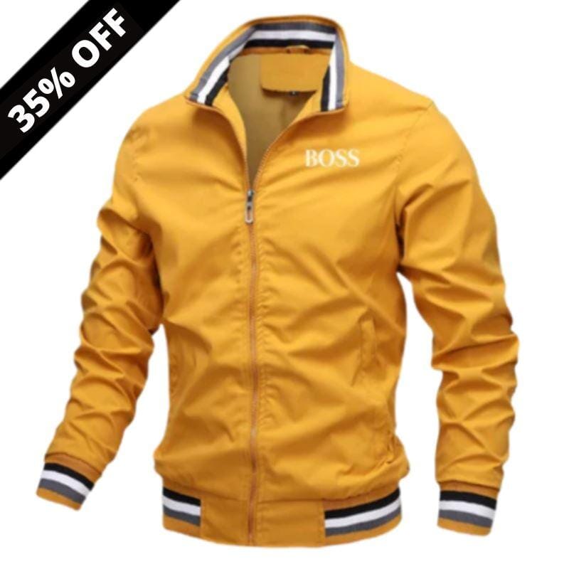 Jaqueta Masculina 2022 - Boss Elegance Jaqueta 07 Brava Shopping Amarelo P 