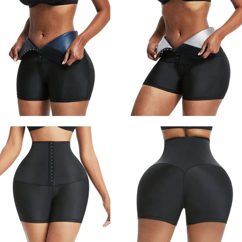 Sauna Trainer™ ( PROMOÇÃO SURPRESA ) Compre 1 Leve 2 Brava Shopping Shorts (COMPRE 1 LEVE 2) P 55-64kg (Veste 36-38) 