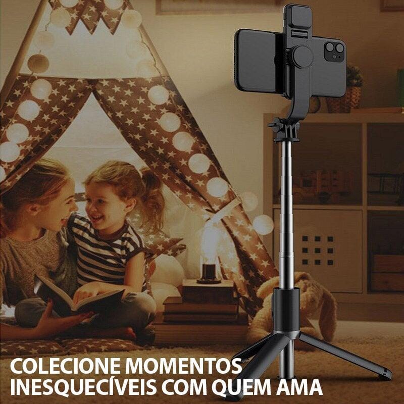 Selfiegram - Tripé Multifunções Led 4 em 1 Direct Ofertas 